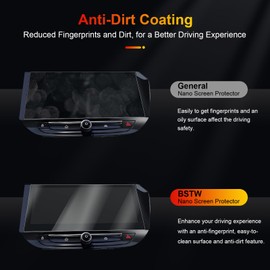 BSTW Screen Protector for New Vauxhall Corsa 2024 2025, for Vauxhall Corsa Electric Yes GS 10" Multimedia Touchscreen Navigation Screen Nano Protective Film 6H Anti-scratch [2 Pack]