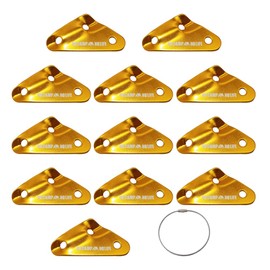 NCNL (NO CAMP NO LIFE) Universal Hardware Set, Aluminum, Tent Tarp, Rope Tensioner, Adjustable Length, Rope Tensioner, Guy Line Liner, Rope Tensioner, Tent Accessories, Solo Camping, Outdoor