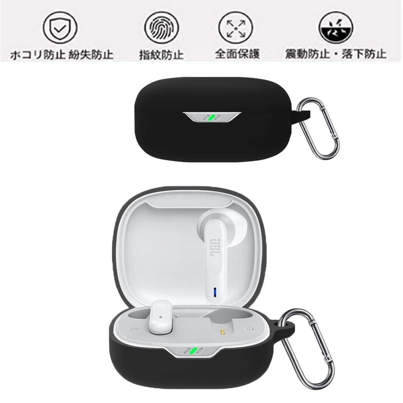 JBL WAVE FLEX Case, HVUYAL, Equipped with Anti-Lost Hook, Lightweight,