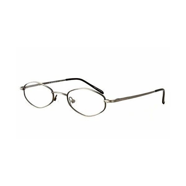 Calabria Metal Flex by Vivid U Pewter Reading Glasses 48mm