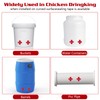 Chicken Waterer Nipples, 8 Pack Horizontal Side Mount Automatic Nipple