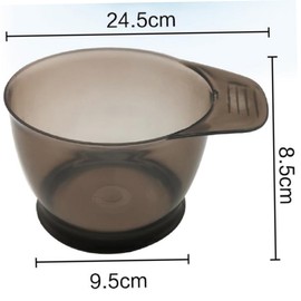 MERRYHAPY 2 Sets Hair Dyeing Tool Kit Disposable Hairdressing Ear Covers Mixing Bowls and Brushes for Salon and Home Use for Professionals and Beginners Black