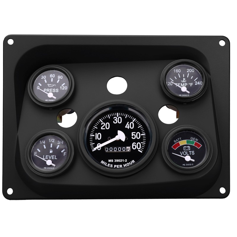 Humvee HMMWV Plastic Dashboard Instrument Panel - Compatible with All
