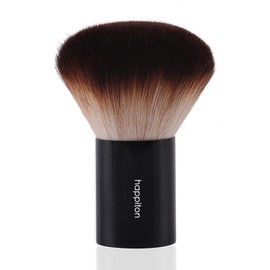 HAPPITON Kabuki Face Brush for Powder Foundation & Blush Blending & Buffing with Aluminum Handle