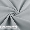sourcing map Soft Brushed Microfiber Body Pillow Cover with Zipper