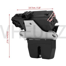 VHEUHZ 5 Pin Boot Flap Tailgate Lock without Cover Compatible with Ford Mondeo MK4 Galaxy S-MAX 2007-2014 3M51R442A66AR