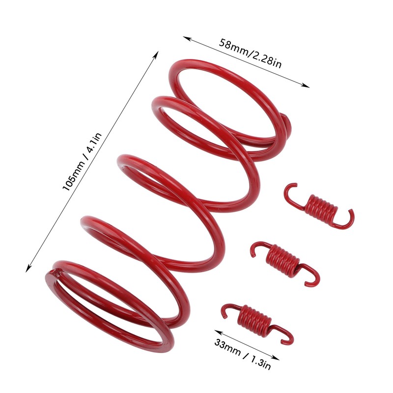 1000RPM Racing Torque Spring Clutch Springs Replacement for GY6 50cc‑100cc