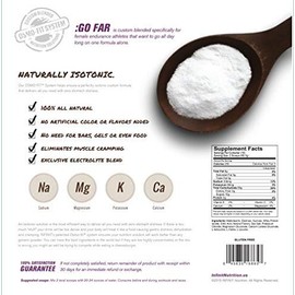 INFINIT Nutrition Go Far for Women - Isotonic Endurance Sport Hydration Drink Mix for Female Athletes - Natural Energy & Electrolytes - Grape Flavor