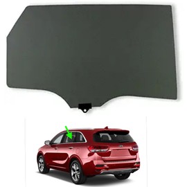 Fits 2016-2020 Kia Sorento Driver Left Side Rear Door Window Glass Factory Tinted, DOT approved, Tempered, FD26572YPY