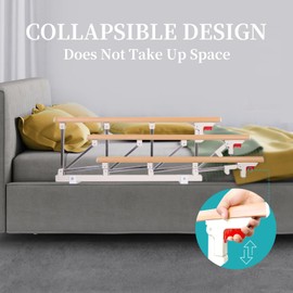 Bed Rails for Elderly Adults, Rail Assist for Seniors Safety,Folding Bed Assist Seniors Safety Bed Guard Rail Handle to Prevent Falling Out of Bed,Bed Side Grab Rail Bed Cane,36.6"x14.2"