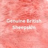 Lambland Single Size British Pale Pink Sheepskin Rug – Luxuriously