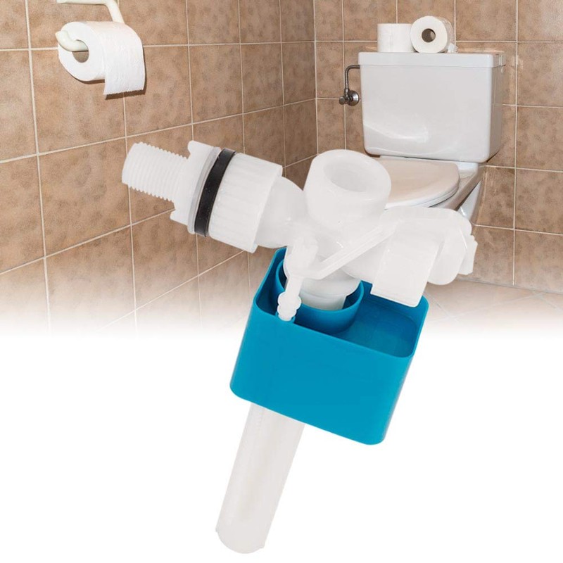 Side Entry Toilet Cistern Fill Valve, 1/2 Inch Side Inlet