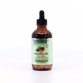 Tea Tree Jamaican wild Black Castor Oil BATANA OIL tea tree 4 fl. oz.(pack of 2)
