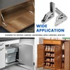 MILYARD 4 Pcs 90 Degree Folding Door/Shelf Hinge, Hidden Bracket