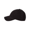 Flexfit Low-Profile Soft-Structured Garment Washed Cap (Black, Large/X-Large)