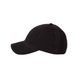 Flexfit Low-Profile Soft-Structured Garment Washed Cap (Black, Large/X-Large)