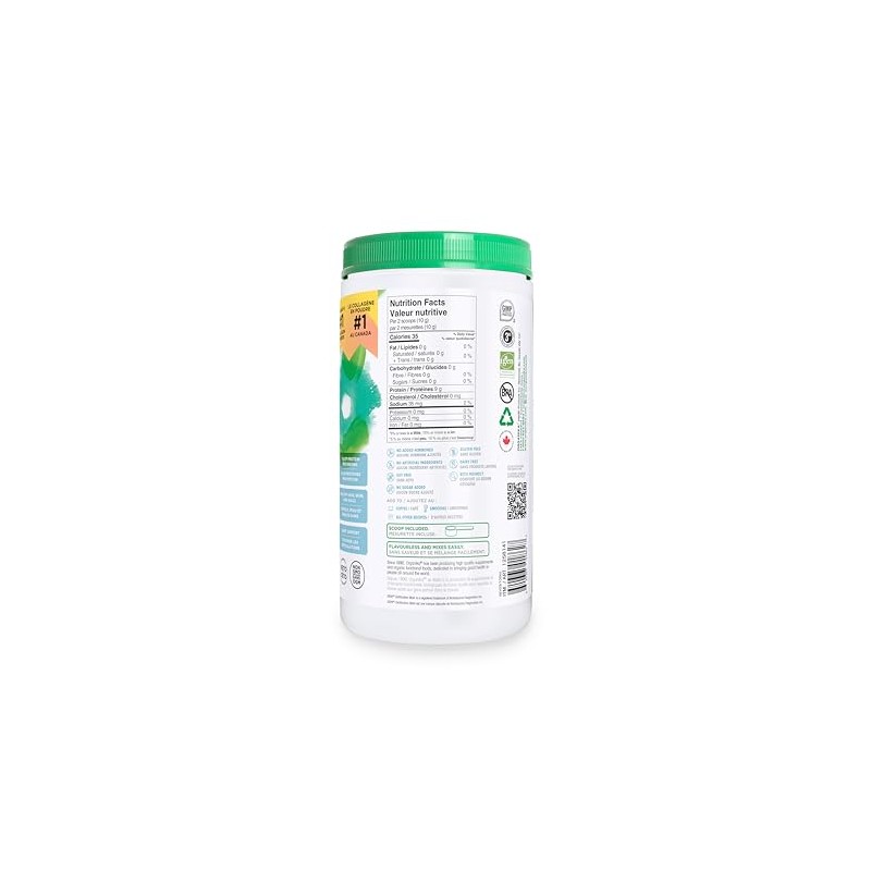 Organika Original Enhanced Collagen, 100% Pure, flavourless hydrolyzed Collagen (peptides)