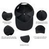 BOTVELA Men Structured Baseball Cap Side Laser Cut Vented Performance