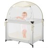 L RUNNZER Pop Up Pack N Play Tent, Baby Net