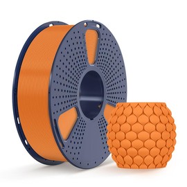 High Speed PLA+(PLA Plus)/ High speed matte PLA High Flow Speedy 3D Printer PLA Filament, Designed for Fast Printing, Good for Fast Printing:_High speed PLA+ Orange