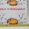 McDonald's 1968, McDonald's, NOS Sheet Of 6 Ronald Foam Glider