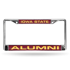 Rico Iowa State Cyclones Chrome Metal Alumni License Plate Frame Holder