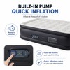 18-Inch Raised Air Mattress for Home & Travel – Flocked