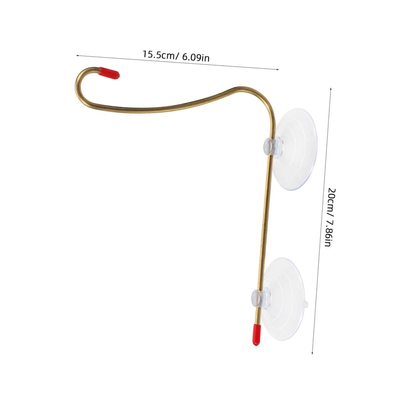 CIYODO Bird Feeder Hook for Hanging Baskets Durable Window Bird