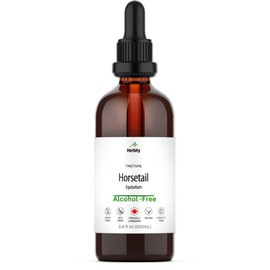 Herbity Horsetail Tincture – Alcohol-Free Herbal Extract for Hair, Skin, Nails & Bone Support – Vegan, Sugar-Free, Glycerin-Based Supplement – (3.4 Fl Oz)