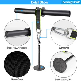 Yamyshine Forearm Wrist Roller Blaster Exerciser, Wrist Roller & Forearm Roller for Training, Workout, Fitness, Arm Strength Trainer for Gym and Home