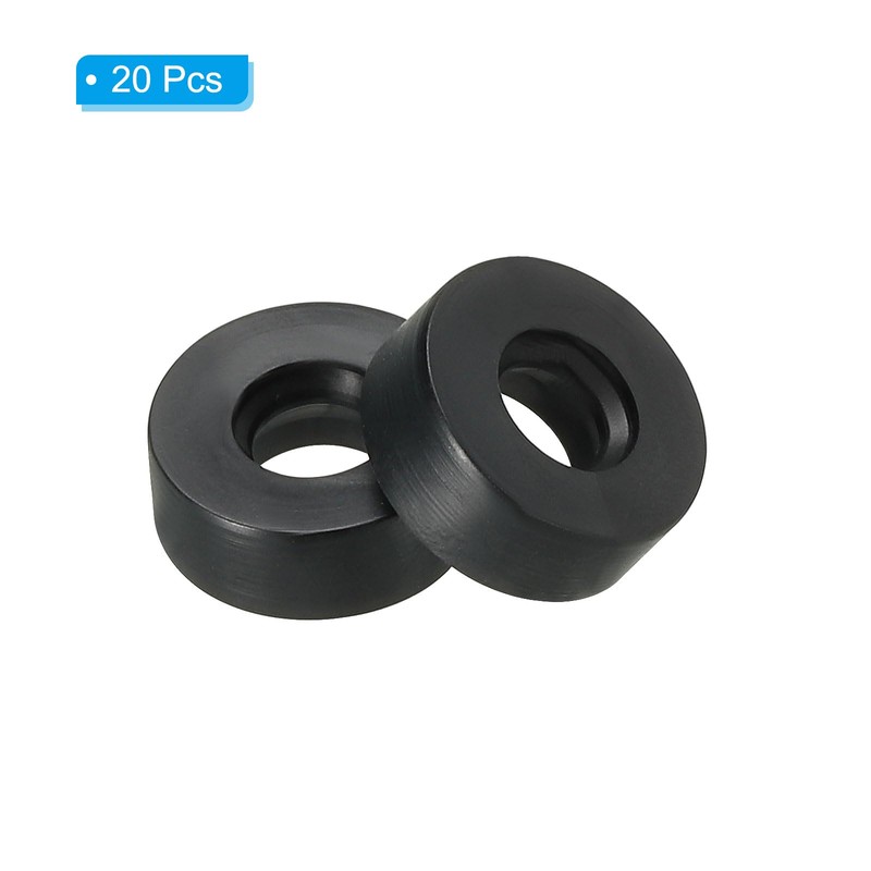 PATIKIL M6 Rubber Flat Washer, 20 Pack 6mm ID 12mm