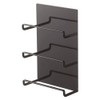 Yamazaki 4940 Magnetic Kitchen Wrap Holder, 3 Tiers, Tower, Black,