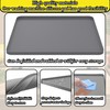 27×27inch Washer Drain Pan Silicone Mat, With Raised Edge Washing