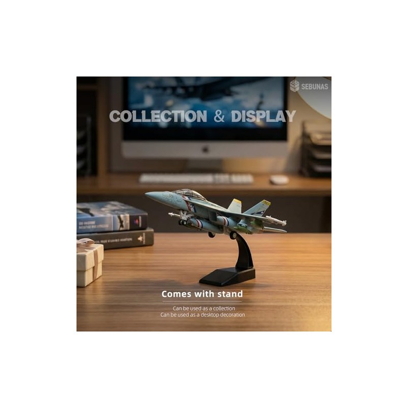 1:72 Scale F-18 VFA-2 Bounty Hunters Fighter Jet Quick Assembly
