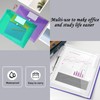Document Wallet A4 30 Pack, Document Folder A4 Transparent Portfolio
