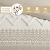 INK+IVY King Duvet Cover Set, Chic Chevron Chenille Tufting Accent,