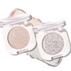 2PCS Glitter Eyeshadow Palette – Gold & Silver Cream Shimmer