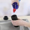 RefillableDish Washing Liquid Dispenser, Silicone Divided Bottle Easy Squeeze Soap