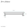 Swiss Madison Avallon 24" Double Towel Bar in Matte Black