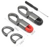 Car Key Chain 2PCS, Key Fob Keychains Leather Holder Sturdy
