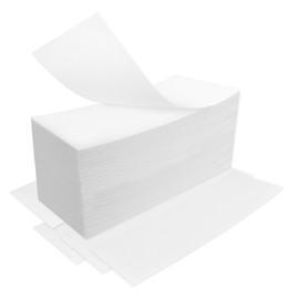 Beauty7 Non Woven Stripes 200 Wax Strips for Warm Wax Sugar Paste 2.7''x8'' Disposable Depilatory Paper Tear-resistant Hair Removal Tool Depilation for Leg Chest Back Under Arm for Women and Men