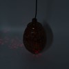Iron Hollow Water Drop Lamp Solar LED Lantern Garland Garden