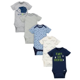 Gerber baby-boys 5-pack Variety Onesies Bodysuits