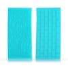 Quilted Fondant impression Mat Texture Mold Set with Brick Wall