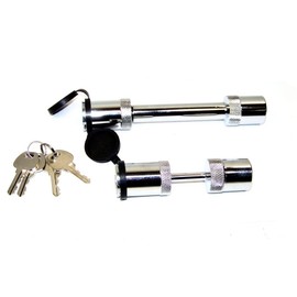 Keyed Alike 5/8 Hitch Pin and 1/4 Trailer Coupler Lock Set Same Key Locking