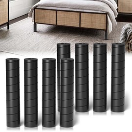 Bed Frame Leg Covers, Reusable Bed Frame Toe Protectors,Bed Frame Feet Protectors,Bed Frame Foot Collision Guards/Pads/Safty Shield,Prevent Toe-stubbing Incidents from sofa/chair/table (30cm-8pcs)
