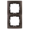 Kopp Paris 308526088 Socket Frame for 2 Sockets