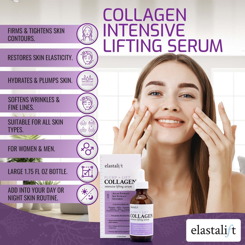 Elastalift Collagen Serum For Face | Collagen Face Serum For