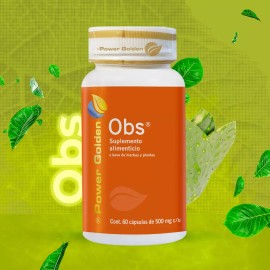 Obs Power Golden - 2 Frascos De 60 Cápsulas Con 500 Mg C/u