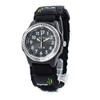 Cactus (CAC-45-M01/Black) Children's Watch, Boys and Girls, Waterproof, Velcro Nylon